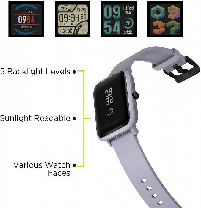 Умные часы Xiaomi Amazfit Bip UYG4024RT (White Cloud) купить в интернет-магазине icover