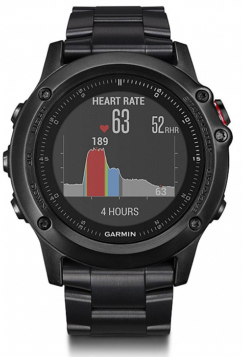 Спортивные часы Garmin Fenix 3 HR 010-01338-7D (Sapphire/Titanium) купить в интернет-магазине icover