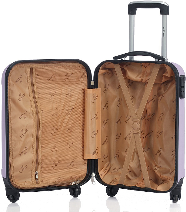Чемодан L'Case Bangkok (Light Purple) размер M  купить в интернет-магазине icover