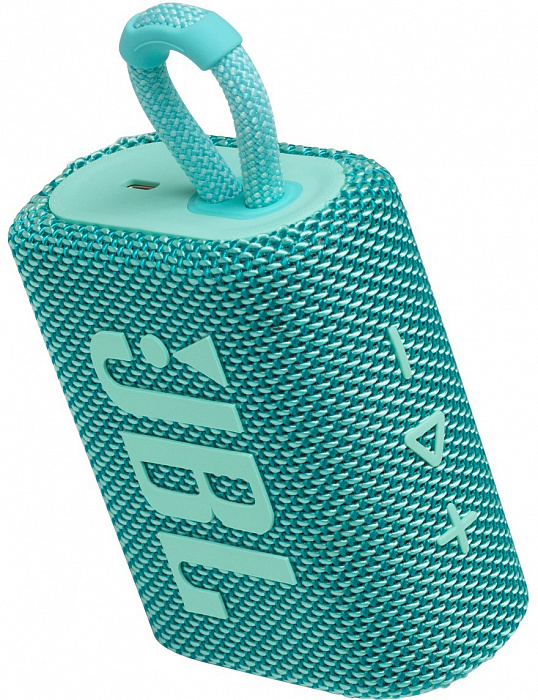 Портативная акустика JBL Go 3 (Teal) купить в интернет-магазине icover