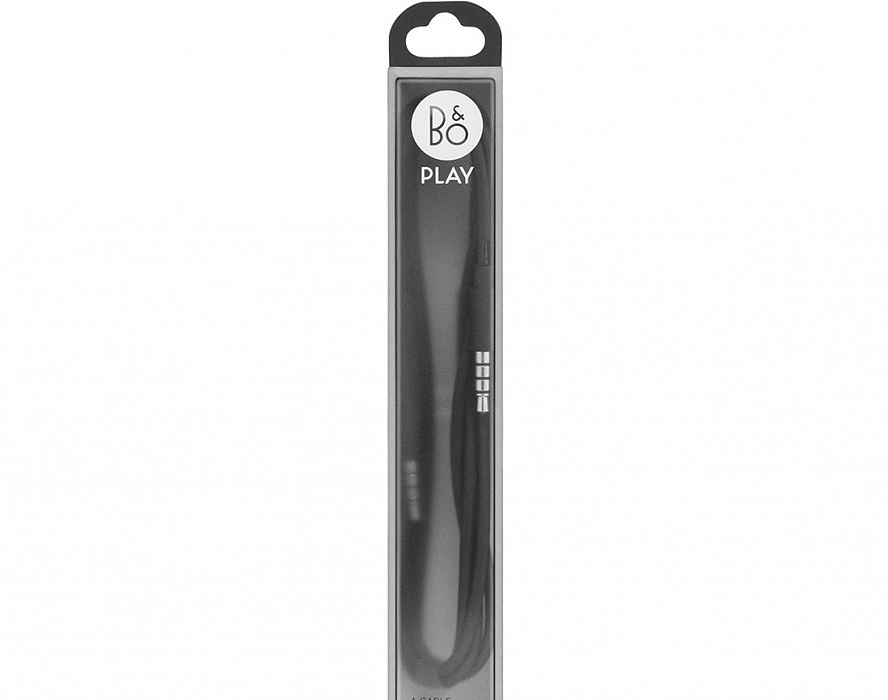 Bang & Olufsen Audio Cable 1-Button - кабель для BeoPlay H2 (Black) купить в интернет-магазине icover