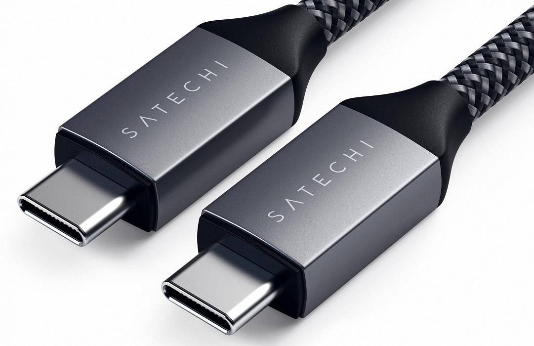 Кабель Satechi ST-TCC10M USB-C 25cm (Space Grey) купить в интернет-магазине icover