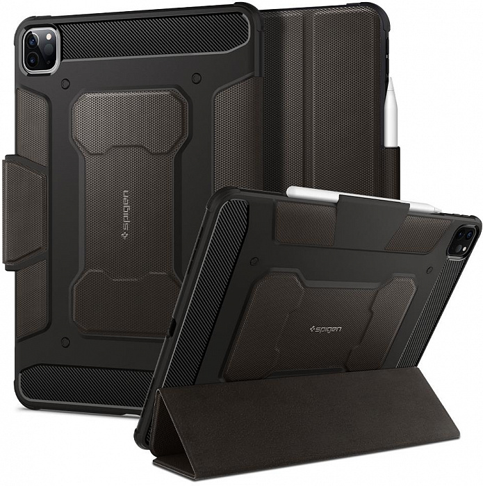 Чехол Spigen Rugged Armor Pro (ACS01025) для iPad Pro 11" 2018/2020/21 (Gunmetal) купить в интернет-магазине icover