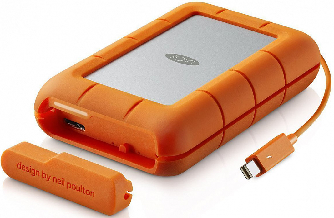 Внешний жесткий диск LaCie Rugged Raid USB 3.0 4Tb STFA4000400 (Orange) купить в интернет-магазине icover