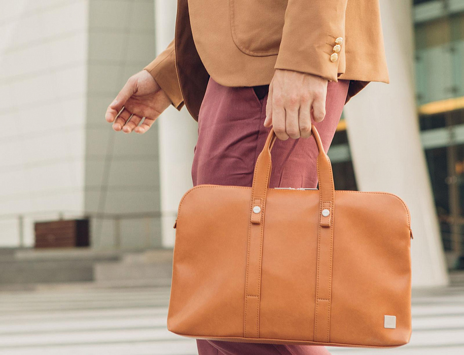 Сумка Moshi Treya Briefcase (99MO118752) для ноутбука 13'' (Caramel) купить в интернет-магазине icover