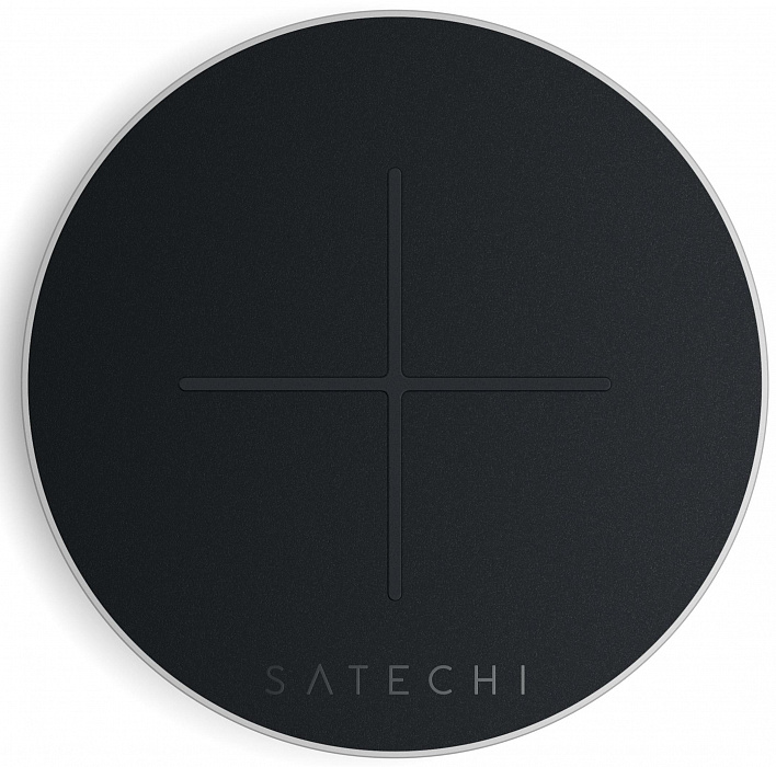 Беспроводное зарядное устройство Satechi Aluminum ST-IWCBM (Space Grey) купить в интернет-магазине icover
