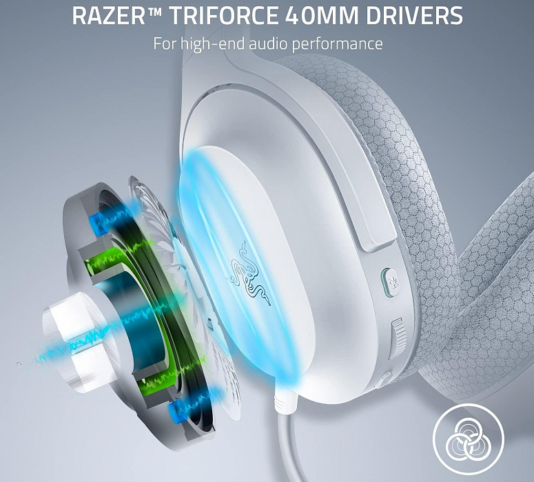 Игровая Гарнитура Razer Barracuda X RZ04-03800200-R3M1 (Mercury White) купить в интернет-магазине icover