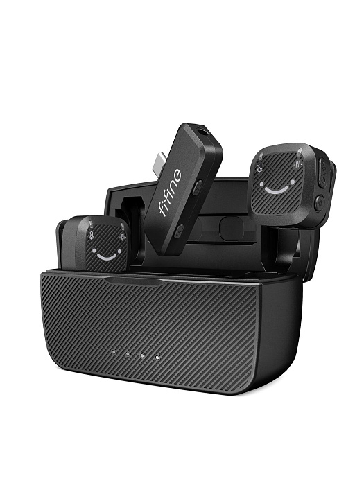 Беспроводной микрофон Fifine M12 (Black) купить в интернет-магазине icover