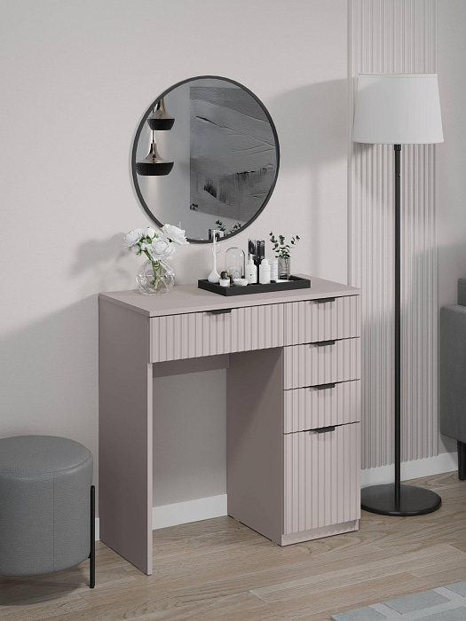 Стол туалетный RIDBERG LUGANO 5Я (Cashmere/Black) купить в интернет-магазине icover