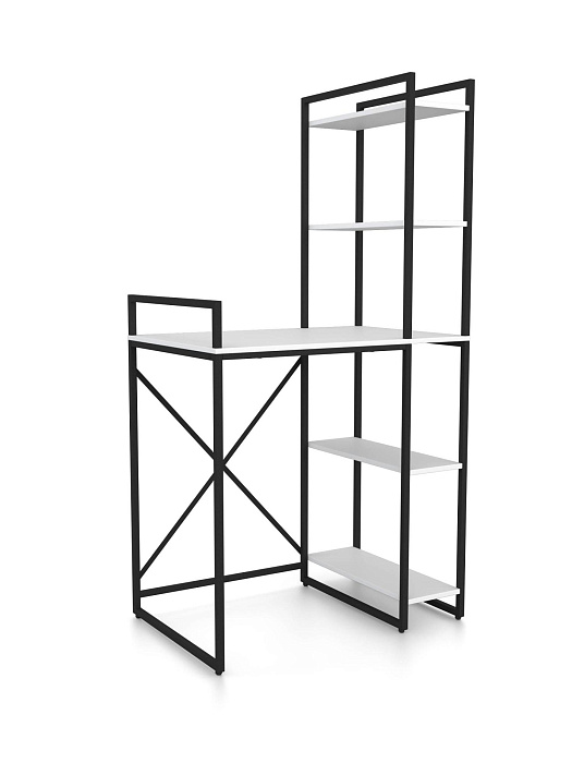Стол-стеллаж для стиральной и сушильной машины RIDBERG МИЧИГАН (White/Black) купить в интернет-магазине icover