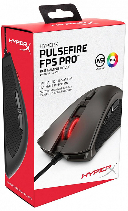 Игровая мышь HyperX Pulsefire Pro Gaming (Black) купить в интернет-магазине icover