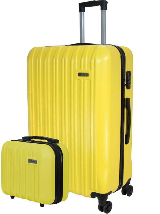 Комплект чемоданов Ridberg Discover L+BB (Yellow) купить в интернет-магазине icover