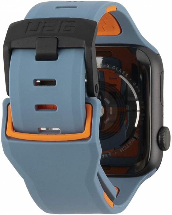 Ремешок UAG Civilian Strap (19148D115497) для Apple Watch SE/6 42/44 mm (Slate/Orange) купить в интернет-магазине icover