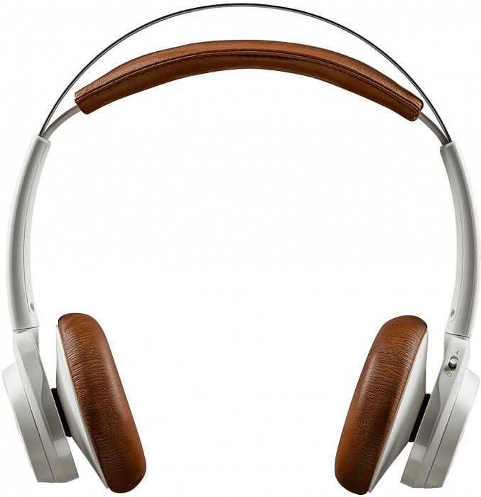 Plantronics BackBeat Sense - беспроводная гарнитура (White/Brown) купить в интернет-магазине icover