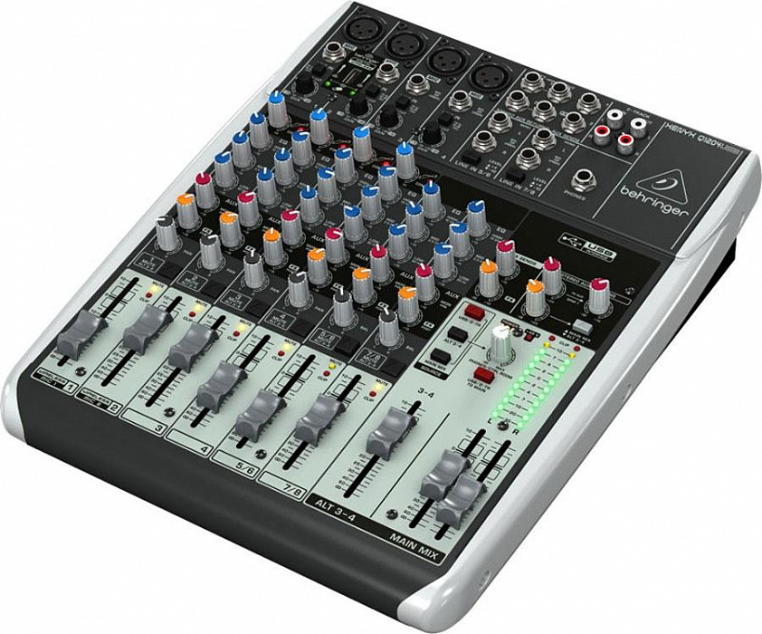 Behringer XENYX Q1204USB (A043701) - микшерный пульт (Black) купить в интернет-магазине icover