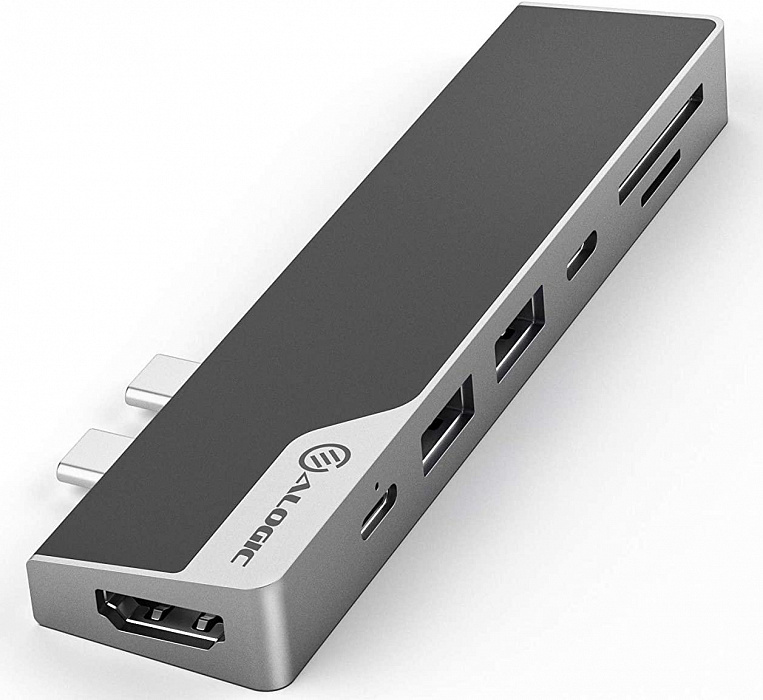Хаб Alogic Dock Nano 2nd Gen (ULDNAG2-SGR) для MacBook (Space Grey) купить в интернет-магазине icover