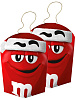 Сладкий подарок M&M's & Friends Елочная игрушка на Новый Год, набор конфет M&M's, Skittles (2 х 60 г.) купить в интернет-магазине icover