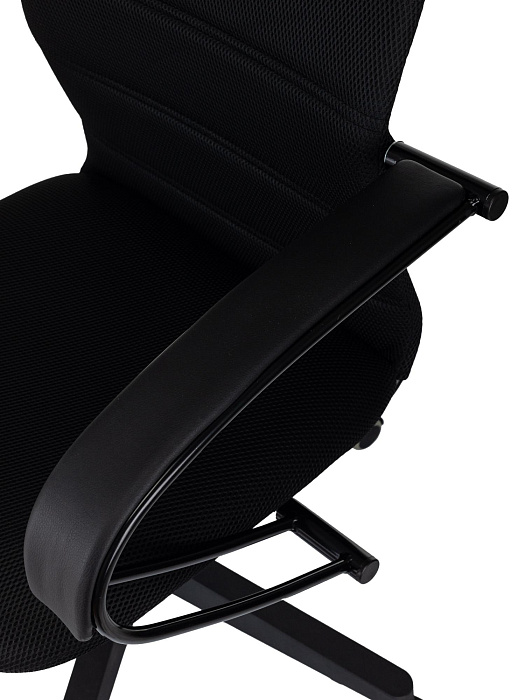 Кресло руководителя Бюрократ CH-NOVA TW ткань/экокожа/пластик (Black) купить в интернет-магазине icover