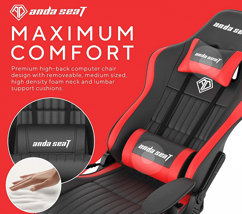 Игровое кресло AndaSeat Jungle M (Red/Black) купить в интернет-магазине icover