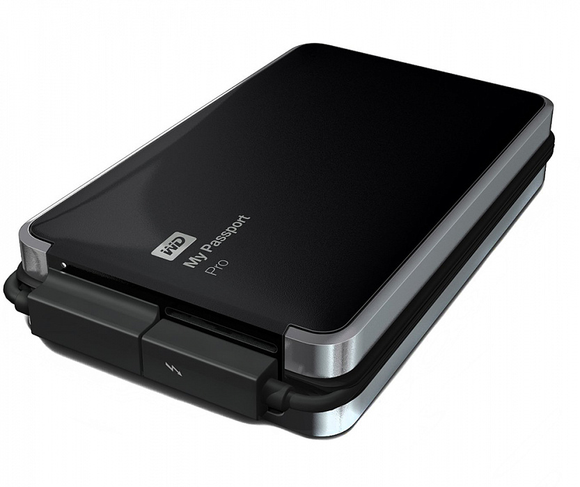 WD My Passport Pro 2Tb Thunderbolt (WDBRMP0020DBK-EESN) - внешний жёсткий диск купить в интернет-магазине icover