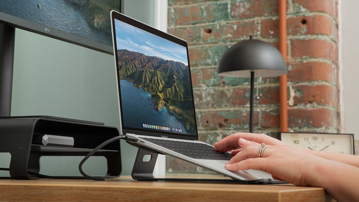 Подставка Twelve South ParcSlope II (12-2016) для Macbook/iPad (Black) купить в интернет-магазине icover