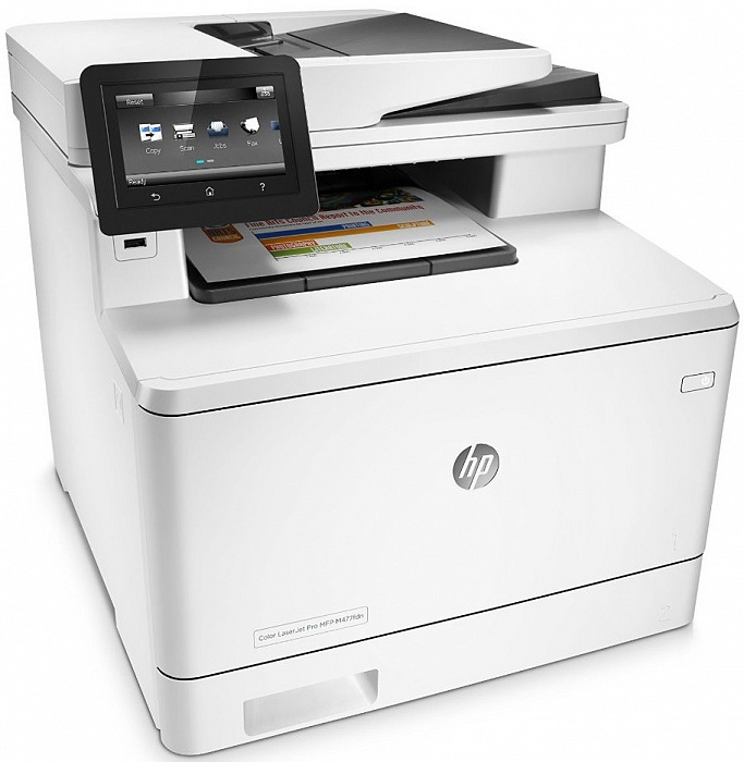 Цветное лазерное МФУ HP Color LaserJet Pro M477fdn CF378A (White) купить в интернет-магазине icover