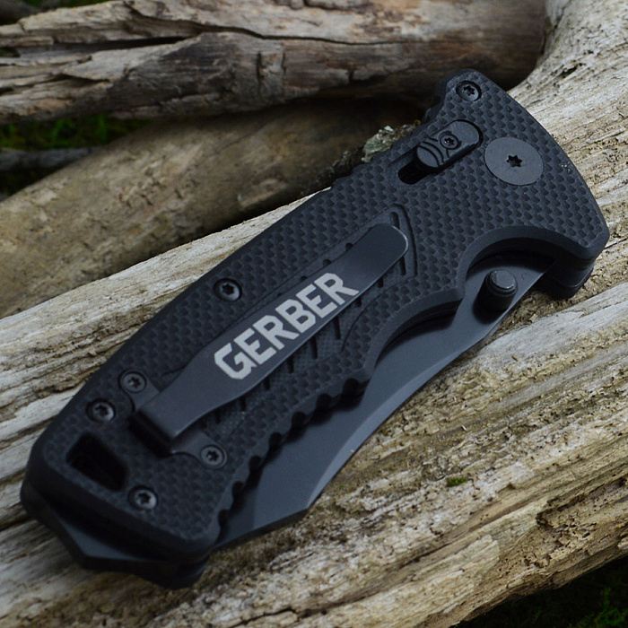 Gerber Tactical DMF Folder (31-000582) - нож складной (Black) купить в интернет-магазине icover