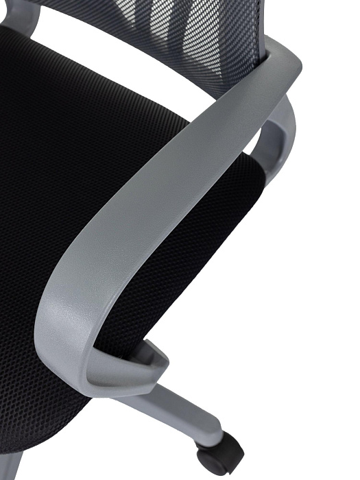 Кресло Domfy CH X-ROOM сетка/ткань/пластик (Dark Grey)  купить в интернет-магазине icover