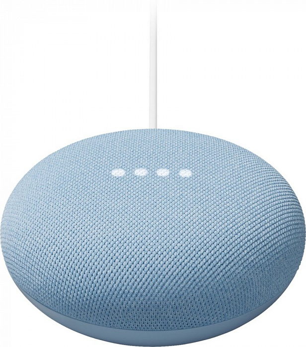 Умная колонка Google Nest Mini (Sky) купить в интернет-магазине icover