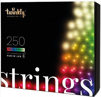 Smart-гирлянда Twinkly Strings Special Edition RGBW 250 (TWS250SPP-BEU)