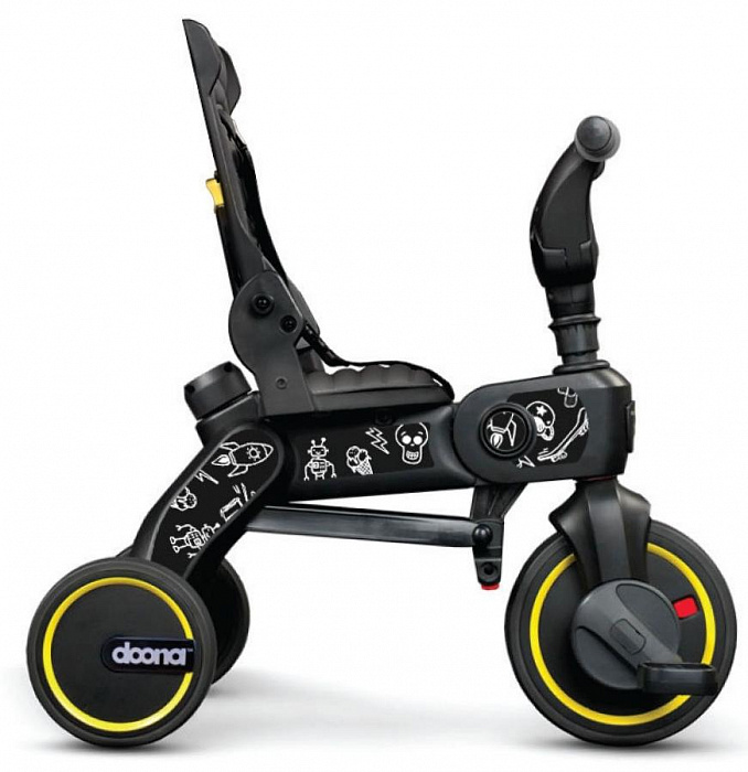 Набор наклеек Doona Liki Sticker Set (SP555-99-022-000) для велосипеда Doona Liki Trike (B&W Cool Sketch) купить в интернет-магазине icover