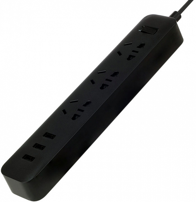 Сетевой фильтр Xiaomi Mi Power Strip 3xUSB XMCXB01QM (Black) купить в интернет-магазине icover