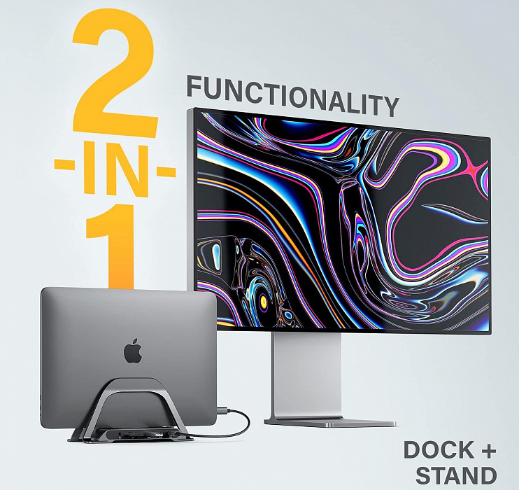 Хаб Alogic Bolt Plus 10 in 1 Docking Station ALDHDLR (Space Grey) купить в интернет-магазине icover