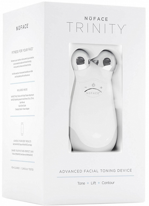 Аппарат для повышения тонуса лица NuFace Trinity (White) купить в интернет-магазине icover