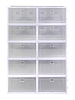 Коробки для хранения обуви Ridberg 10 шт (Transparent) купить в интернет-магазине icover