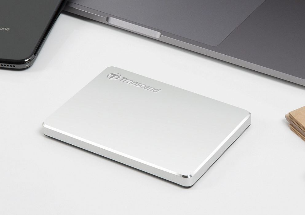 Внешний накопитель Transcend StoreJet 25C3S 2.5'' 1Tb HDD TS1TSJ25C3S (Silver) купить в интернет-магазине icover