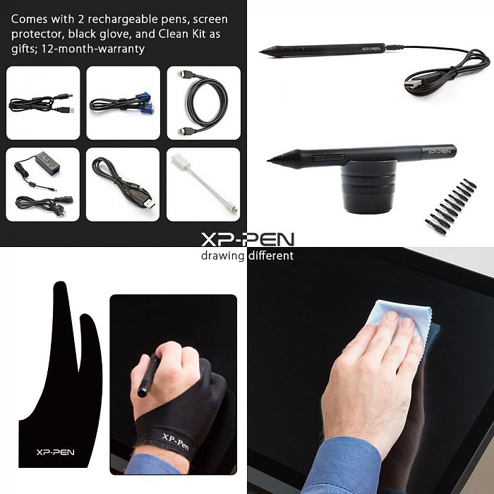 Интерактивный монитор-планшет XP-Pen Artist 22 (Black) купить в интернет-магазине icover