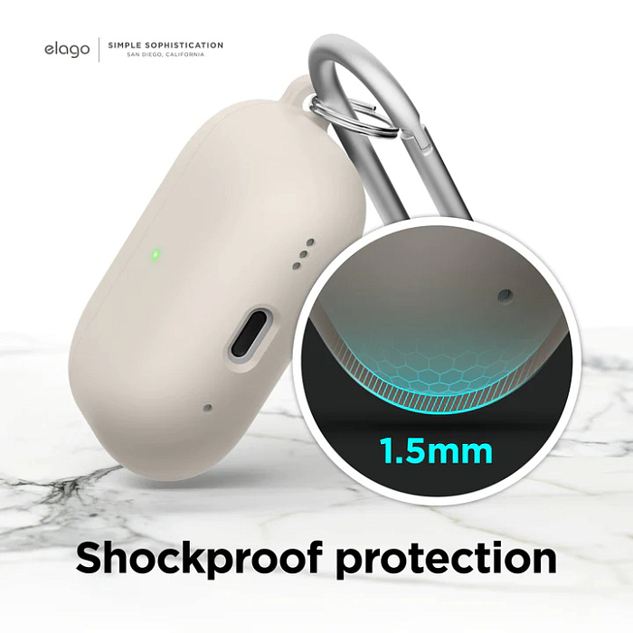 Чехол Elago Liquid Hang Case (EAPP2RH-HANG-MT) для AirPods Pro 2 (Mint) купить в интернет-магазине icover