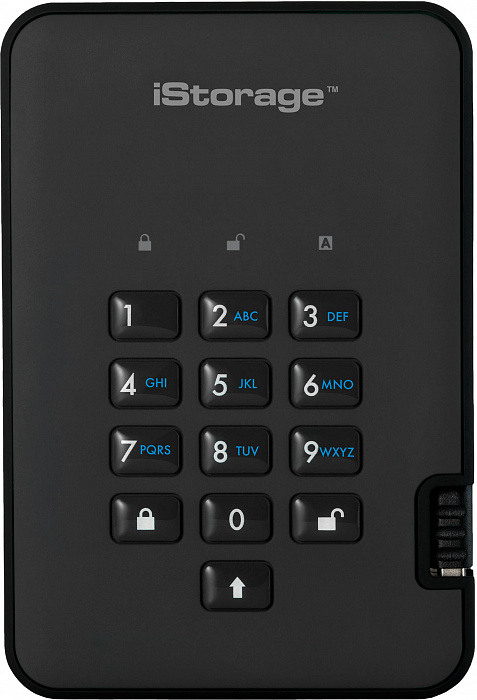 Внешний диск iStorage DiskAshur 2 128Gb IS-DA2-256-SSD-128-B (Black) купить в интернет-магазине icover