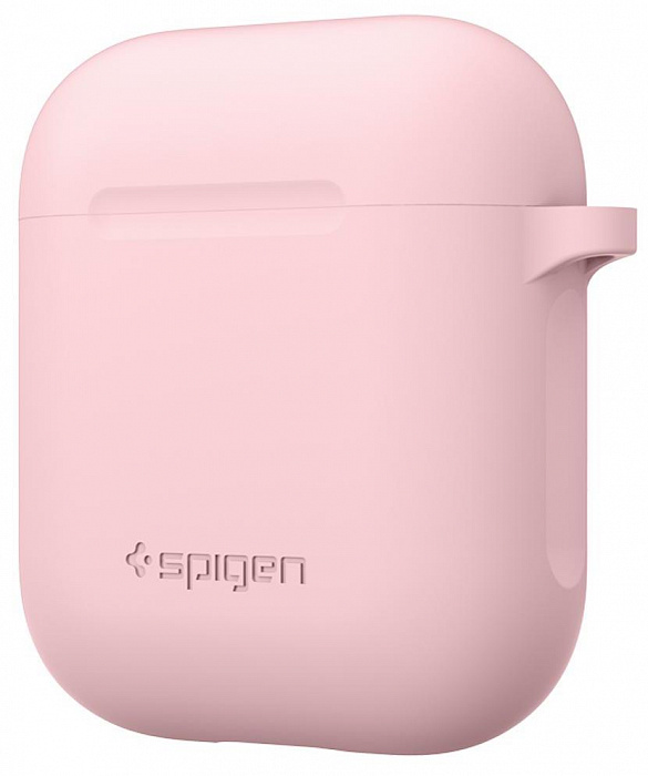 Чехол Spigen Silicone Case (066CS24810) для AirPods (Pink) купить в интернет-магазине icover