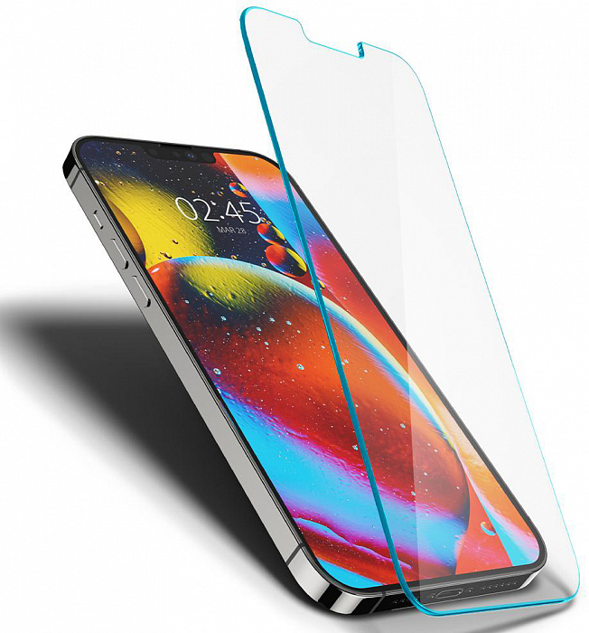 Защитное стекло Spigen Glas.tR EZ Fit Slim 2 Pack (AGL03375) для iPhone 14 Plus/13 Pro Max (Clear) купить в интернет-магазине icover