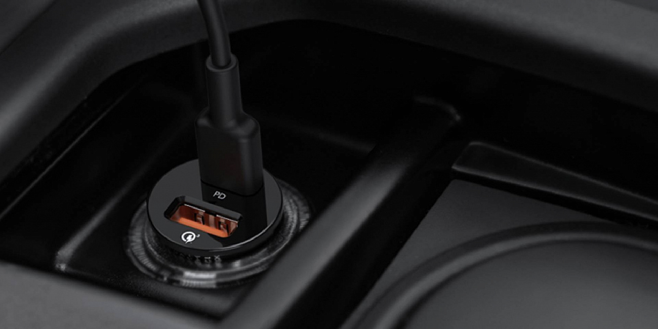 Автомобильная зарядка Aukey CC-Y11 (Black) купить в интернет-магазине icover