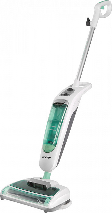 Zelmer VC1260 (ZVC 026XX) - пароочиститель с функцией пылесоса(White/Green) купить в интернет-магазине icover
