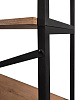 Стеллаж лофт RIDBERG CHICAGO 5 полок (Dark Oak) купить в интернет-магазине icover