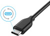 Кабель Anker Powerline 0.9 м (A8163H11) USB-C to USB 3.0 (Black) купить в интернет-магазине icover