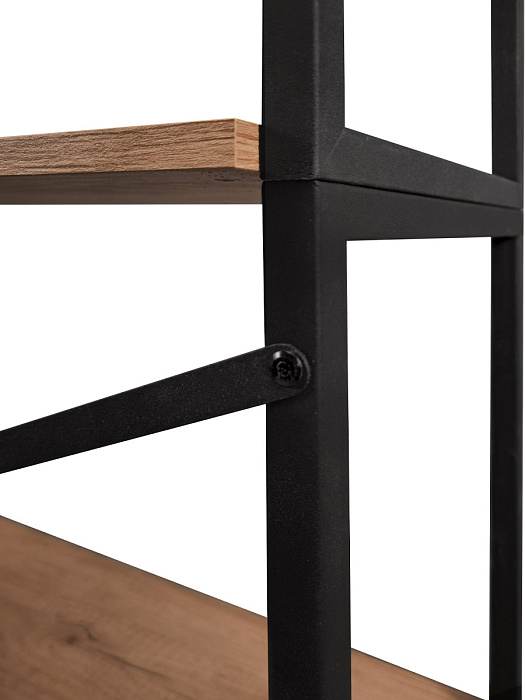 Стеллаж лофт RIDBERG CHICAGO 5 полок (Dark Oak) купить в интернет-магазине icover