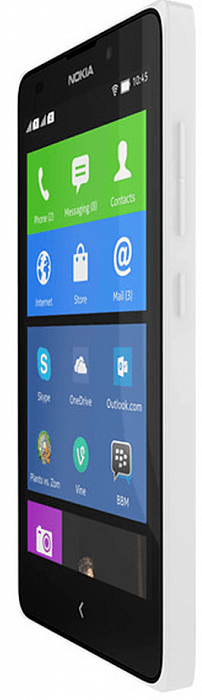 Смартфон Nokia XL Dual Sim (White) купить в интернет-магазине icover