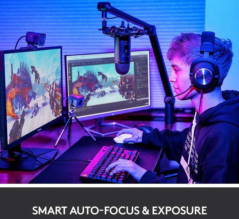 Веб-камера Logitech StreamCam (Graphite) купить в интернет-магазине icover