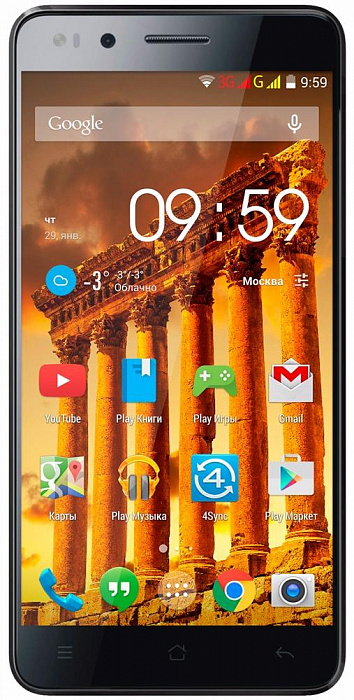 Смартфон Highscreen Hercules (Black) купить в интернет-магазине icover