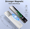 Внешний аккумулятор Baseus Magnetic Wireless Charging 10000mAh PPMT-02 (White) купить в интернет-магазине icover